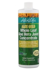 Aloe Life - Whole Leaf Aloe Vera Juice, Aloe gold, 16 oz, (01/2026)
