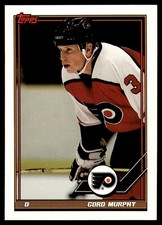1991-92 Topps Gord Murphy Philadelphia Flyers #89