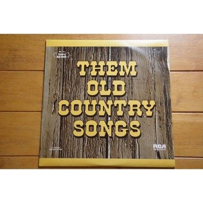THEM OLD COUNTRY SONGS DOUBLE LP 12'' VINYL RECORD VARIOUS EXC CLEAN! [73]