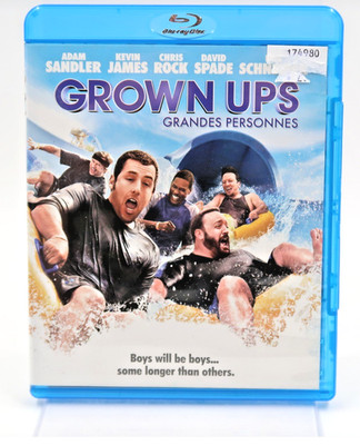 Grown Ups Blu-ray Adam Sandler Kevin James Chris Rock Comedy Movie 2010 1080p HD