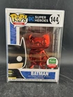 Funko POP! Batman 144 DC Heroes Red Chrome Funko Shop Exclusive w/Protector