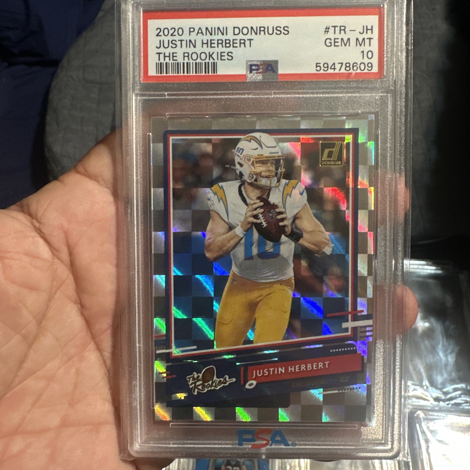 Justin Herbert Panini Donruss the Rookies #TRJH Base