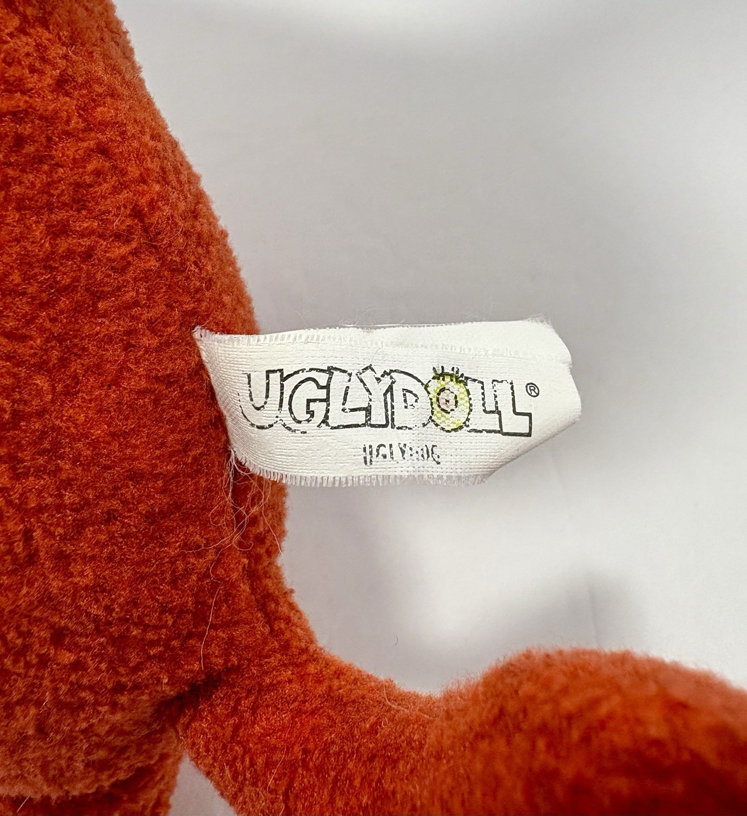 Vintage Ugly Doll Uglydog 2004 Pretty Ugly LLC Orange/red Plush