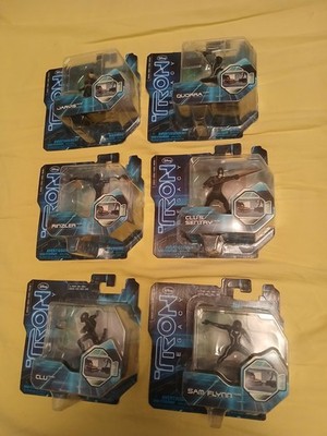 Menge 6 Minifiguren Tron Legacy Spin Master 2010 Neu