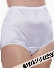 Teri Lingerie Nylon Gusset panties size M/L Pink