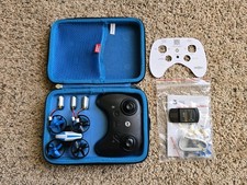 Holy Stone HS210 Blue Mini RC Drone + Hermitshell Travel Case