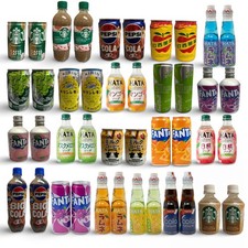 Soda y bebidas asiáticas importadas, paquete de 2 | Bebidas japonesas y taiwanesas | Fanta, C