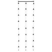 WAJER Picture Hanging Kit with 24 Magnetic Clips for Pictures, Polaroids,