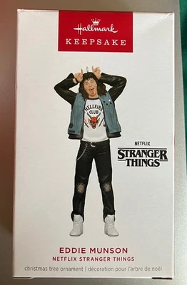 New ListingHallmark 2024 Eddie Munson Stranger Things Netflix Keepsake Ornament