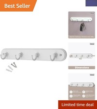 Functional 4-Hook Key Tidy with Accessories - Ideal for Busy Entryways