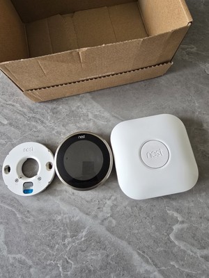 Google Nest Learning Thermostat (3. Gen) Smartes Thermostat - Edelstahl