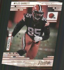 2021 Prestige Xtra Points #125 Myles Garrett Cleveland Browns TW1090