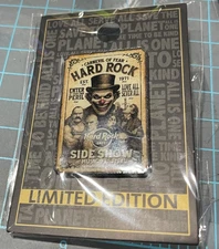 HARD ROCK CAFE HALLOWEEN MUSIC FESTIVAL SIDE SHOW POSTER EVIL CLOWN PIN