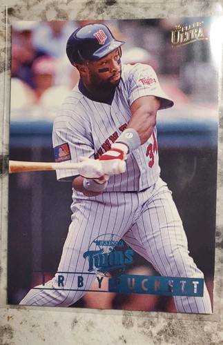 Kirby Puckett 1995 Ultra #76 HOF Minnesota Twins WORLD SERIES CHAMP MINT - Picture 1 of 2