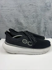 Men's OOFOS OOMY Stride Recovery Shoes Black/White Casual Sneakers Size 14