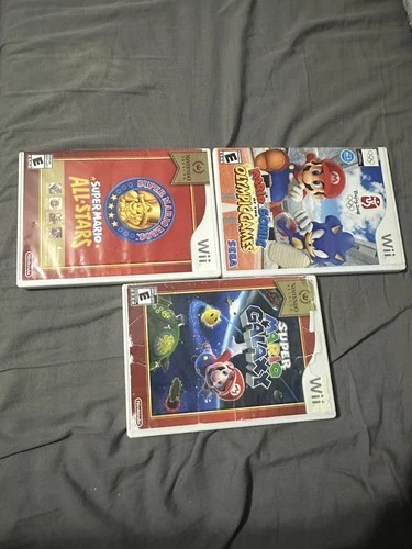New ListingNintendo Wii Lot of : Super Mario Galaxy, Mario All Stars Mario Sonic Olympics