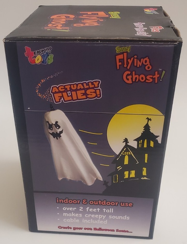 Tekky Toys SCARY FLYING GHOST Halloween Decor Prop Haunted House SOUNDS
