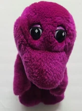 VINTAGE Barney Dinosaur 12" Inch Plush 1992 The Lyons Group and friends Purple