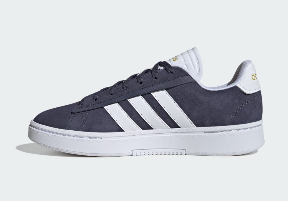 ADIDAS GRAND COURT ALPHA IE1453 MEN'S SHOES SUEDE NAVY | eBay