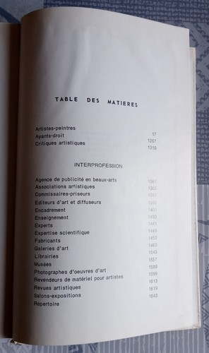Annuaire national des beaux arts - Tome 2 : 1983-1984 - Picture 5 of 5