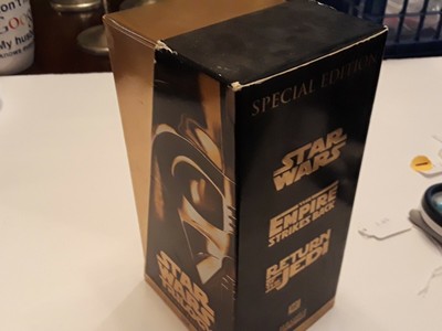 Star Wars Trilogy Special Gold Edition Video Cassette VHS VCR 3 Box Set | eBay