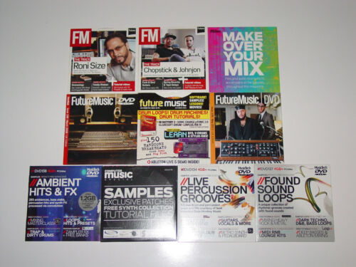 Lot of 10 Sample CDs DVDs: Fruity Loops, Ableton, Pro Tools Wavs, Bass Trance - Picture 1 of 2