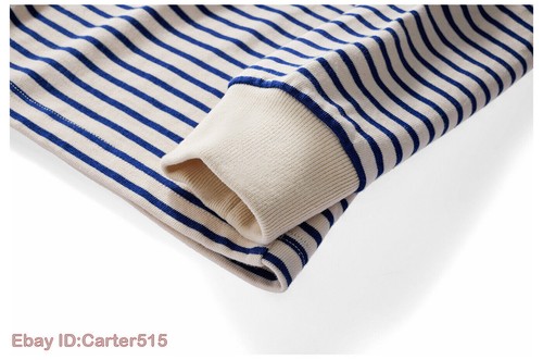 T-shirt rayé homme manches longues rayé breton Sailor's rétro décontracté - Photo 13/27