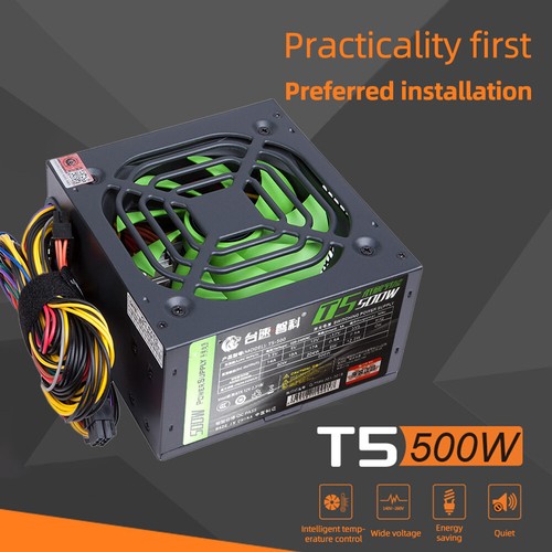 Computer Power Supply Dual 6Pin Desktop PSU 2 SATA Six Protection for Desktop PC - Afbeelding 2 van 12