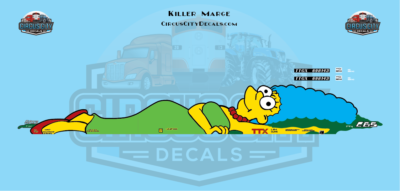 #ad Killer Marge TTGX 698143 Multi Max Autorack Railroad Graffiti N 1:160 Scale D... $12.97