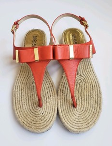 michael kors sandals womens orange