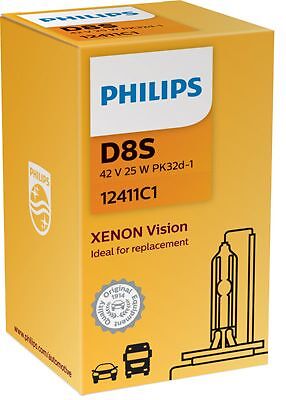 PHILIPS Glühlampe Birne Auto D8S 42 V 25 W PK32d-1