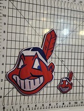 CLEVELAND INDIANS CHIEF WAHOO EMBROIDERED PAT...