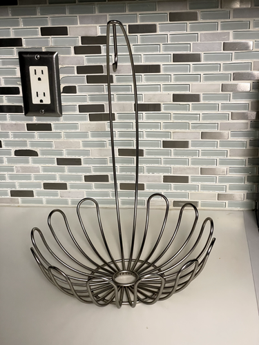 Fruit Basked Bowl With Banana Tree Hanger