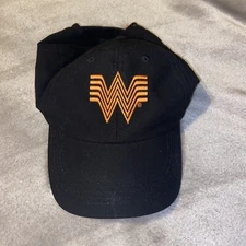 Whataburger Black/Orange Adjustable Employee Hat