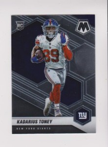 2021 Panini Mosaic #312 Kadarius Toney rookie card, Kansas City Chiefs