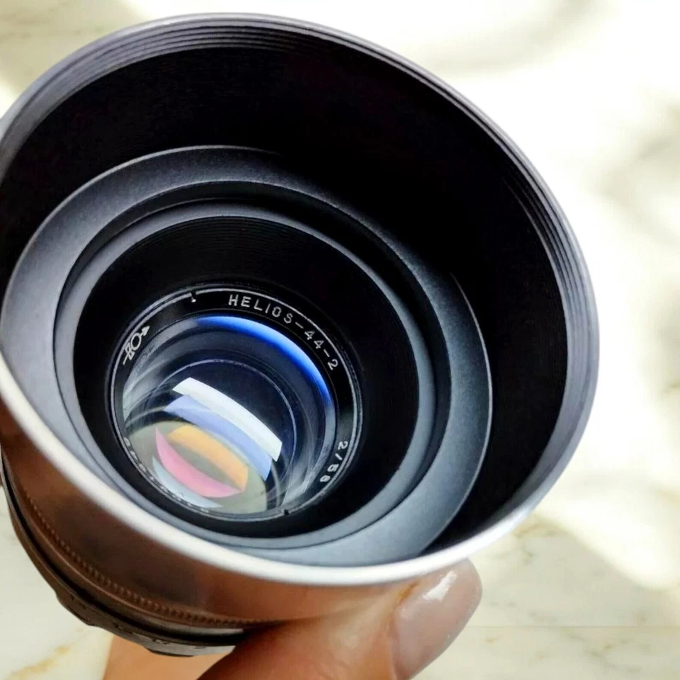 📸 Helios 44-2 58mm f/2 M42 Silver Lens USSR Soviet Bokeh Portrait Manual - Image 4 of 4