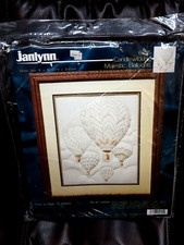 Vintage Janlynn 1998 CR45 Candlewicking Kit Majestic Balloons 11x14 MIP