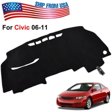 XUKEY Car Dash Mat Dashboard Cover Dashmat For Honda Civic 8th Sedan 2006-2011