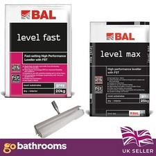 BAL Levelling Compound Fast Setting Thick Bed 25kg Roller | Level Max Level Fast