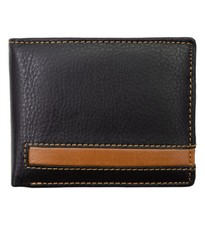 Premium Genuine Leather Men’s  Slim Bifold Wallet with RFID Blocking Protection