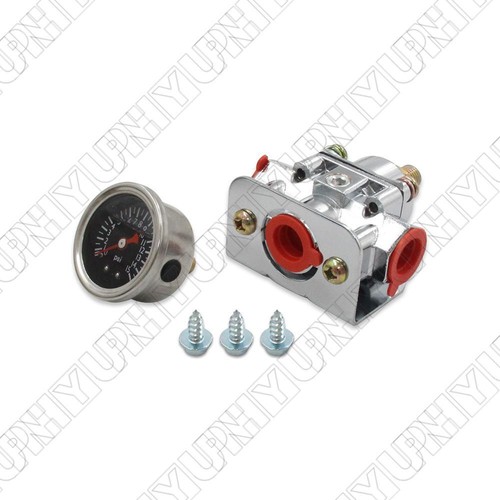 Low Fuel Pressure Regulator Fuel Gauge 0-15PSI For Carburetor Carb 1-4PSI 12-804 - Picture 12 of 12
