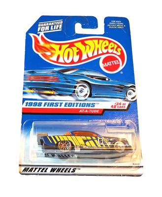    Hot Wheels Dragster AT-A-TUDE STUDEBAKER in OVP * 1998 First Editions * MOC