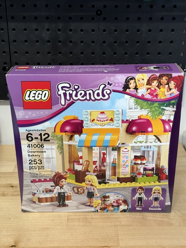NUEVO LEGO Friends Downtown Bakery 41006 Caja Sellada 2013 Juego Retirado Mia Danelle Foto 3 de 4