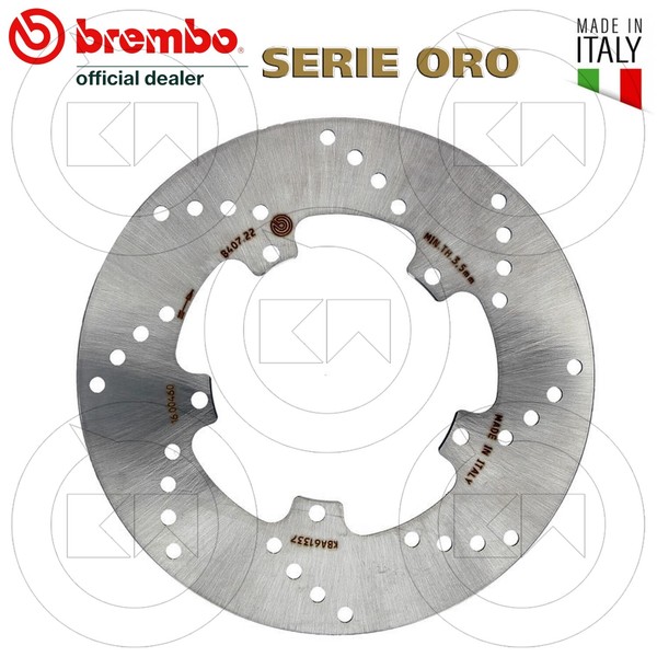 Bremsscheibe Vorne Brembo 68B40722 Piaggio Vespa LX 2T Touring 50 2014 2015-image