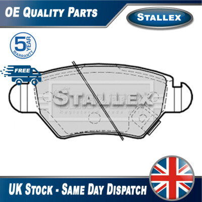 Fits Vauxhall Astra 1998-2001 Zafira 1998-2001 Brake Pads Set Rear Stallex