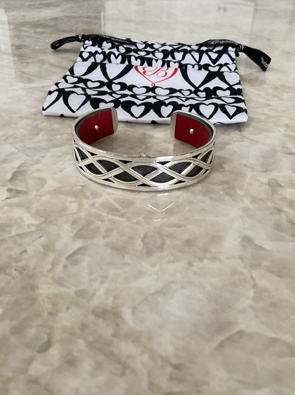 Brighton Silver Interchangeable Cuff Bangle Brace… - image 8