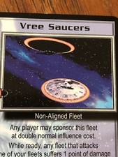 VREE SAUCERS DELUXE EDITION BABYLON 5 CCG RARE CARD NEAR MINT UNPLAYED