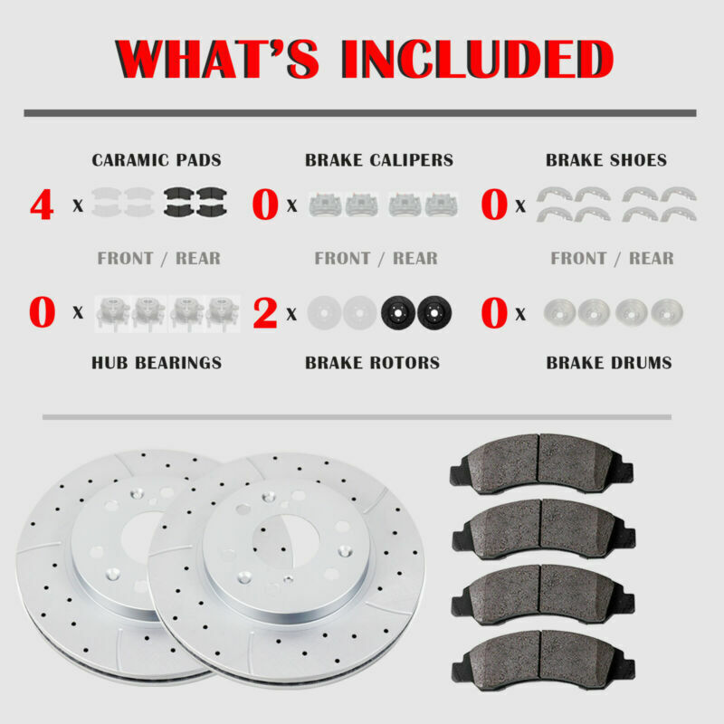 Front Rotors Disc Brake Pads for Nissan 370Z Infiniti G35 G37 EX35 EX37 G25 M35