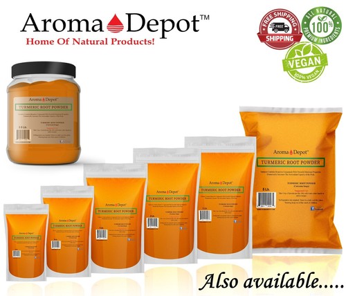 2.5 lb Turmeric Root Powder 100% Pure Curcuma Longa Tumeric 40 oz JAR ...