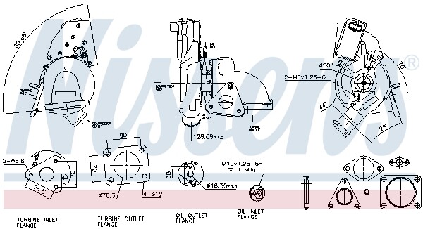 93128 NISSENS Charger, charging system for FORD,LAND ROVER